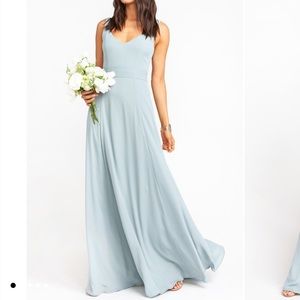 Show Me Your MuMu Light Blue Wedding Dress